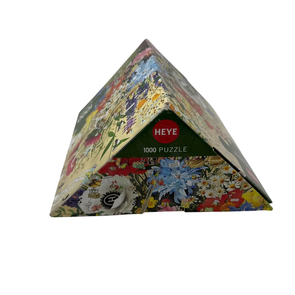 Heye Marino Degano Flower's Life 1000 Piece Jigsaw Puzzle Triangular Box Poster - Picture 9 of 14
